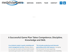 Tablet Screenshot of medalistsports.com